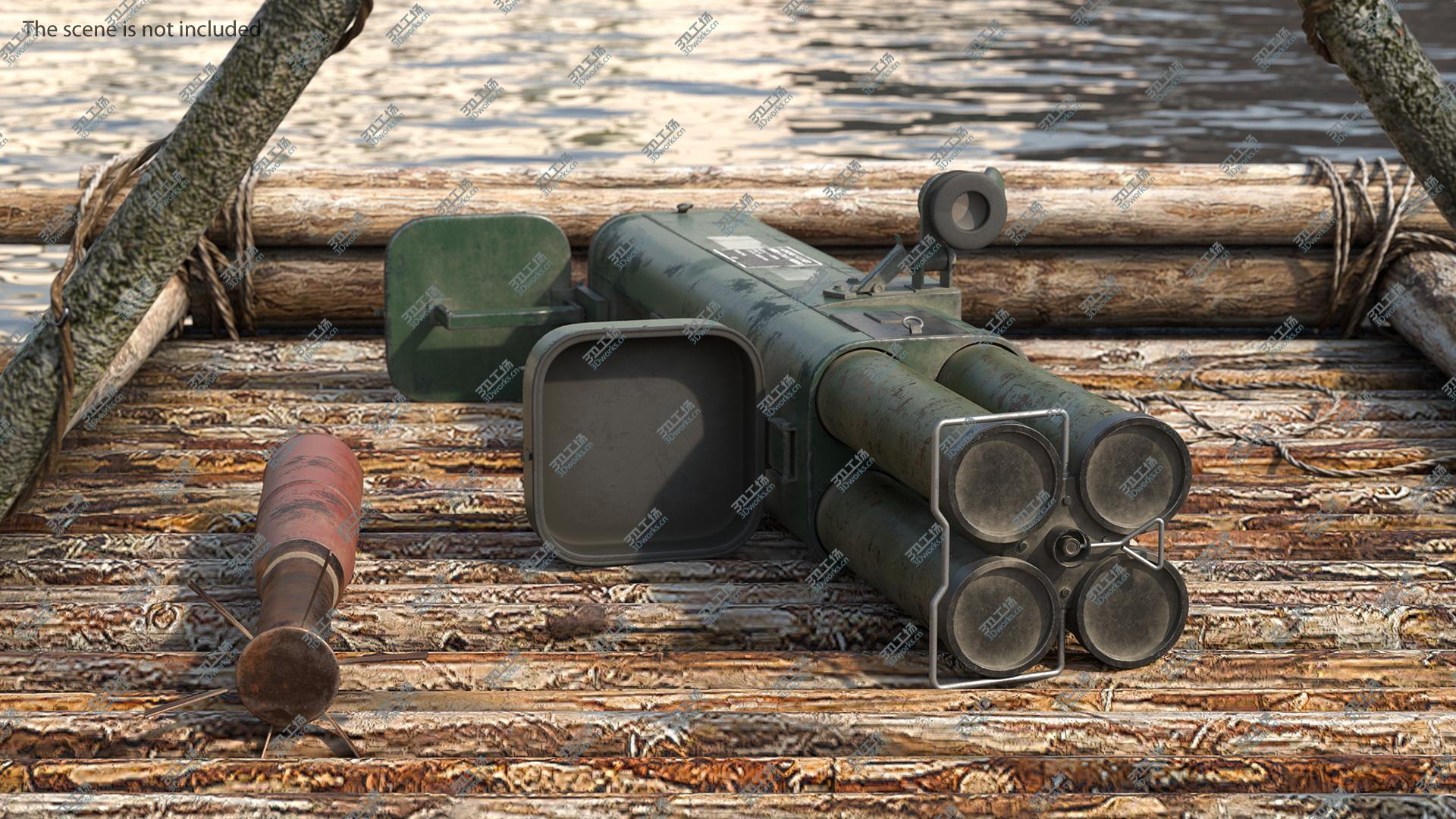 images/goods_img/2021040162/Incendiary Rocket Launcher M202A1 FLASH Set Dusty 3D model/5.jpg